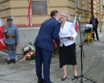 Uroczyste odsłonięcie tablicy upamiętniającej Przemyskie Orlęta 