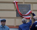 Uroczyste odsłonięcie tablicy upamiętniającej Przemyskie Orlęta 