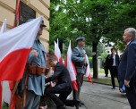 Uroczyste odsłonięcie tablicy upamiętniającej Przemyskie Orlęta 