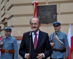 Uroczyste odsłonięcie tablicy upamiętniającej Przemyskie Orlęta 