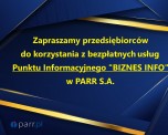 Zapraszamy przedsiębiorców do Punktu Informacyjnego 