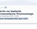 Oferta na badanie sprawozdania finansowego Spółki za rok obrotowy 2025 i 2026.